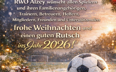 RWO Alzey wünscht frohe Weihnachten und einen guten Rutsch!