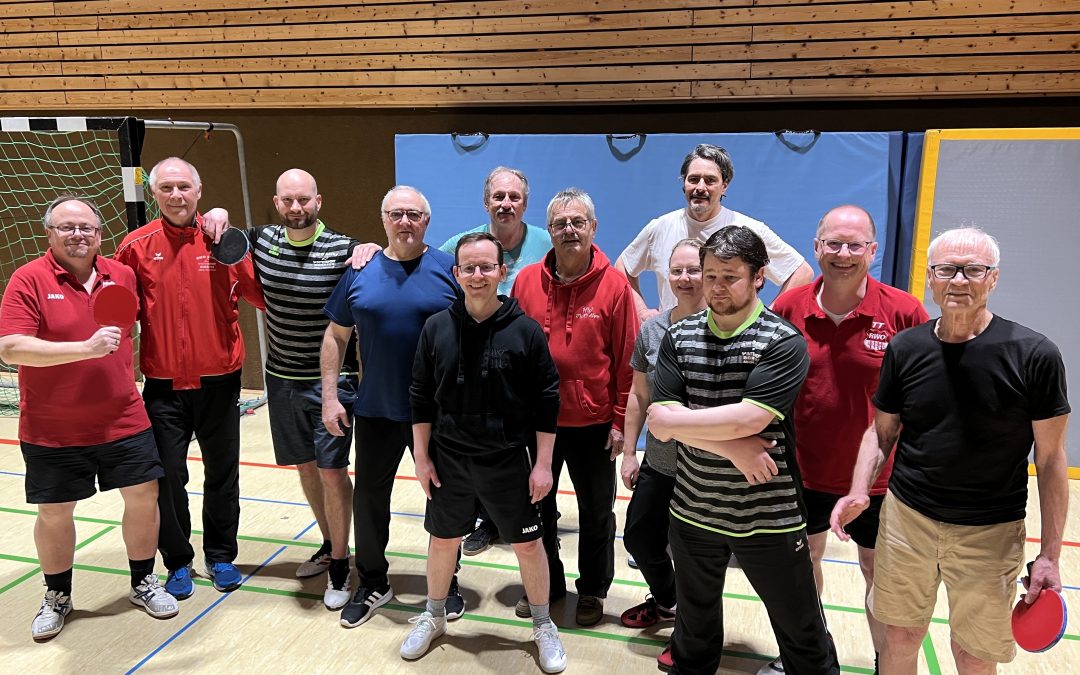 Tischtennis-Vereinsmeisterschaft 2026: Starke Beteiligung und spannende Spiele