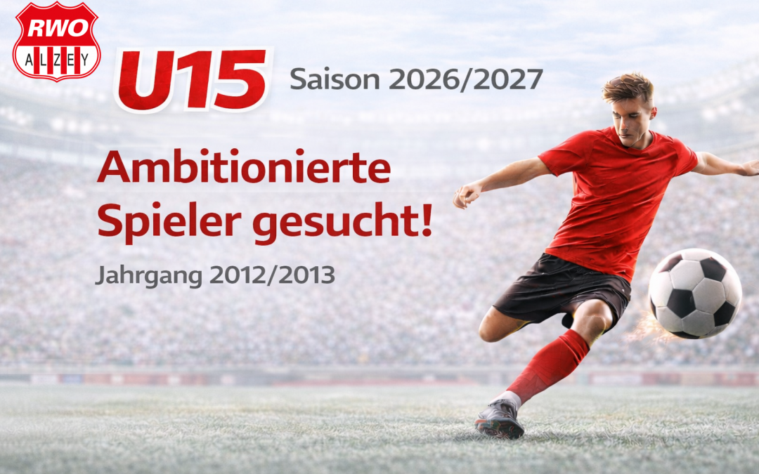 RWO Alzey sucht ambitionierte Spieler für die Saison 2026/2027!