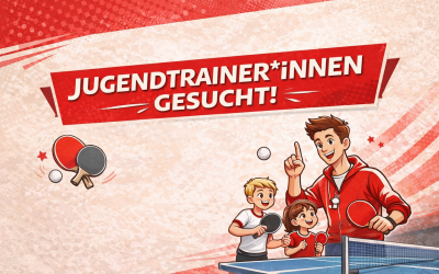 Jugendtrainer*innen für die Tischtennisabteilung gesucht!
