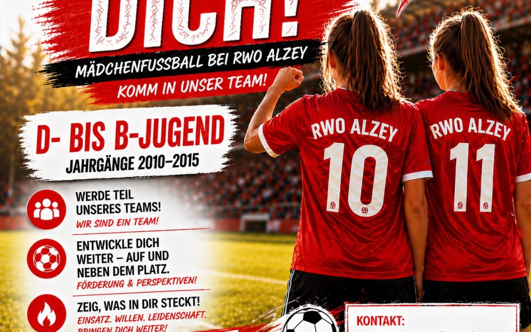 Mädchenfußball bei RWO Alzey – Join the Team!