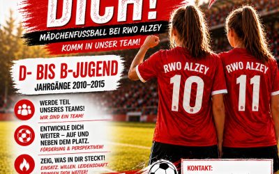 Mädchenfußball bei RWO Alzey – Join the Team!